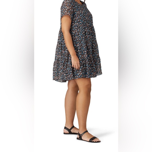 Tiered Flowy Floral Madewell Dress - Picture 2 of 7